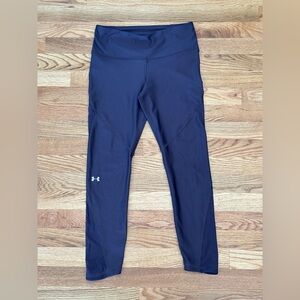 Purple Under Armour Leggings With Mesh Detail